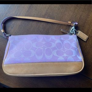 Coach Baby Pink Leather Purse